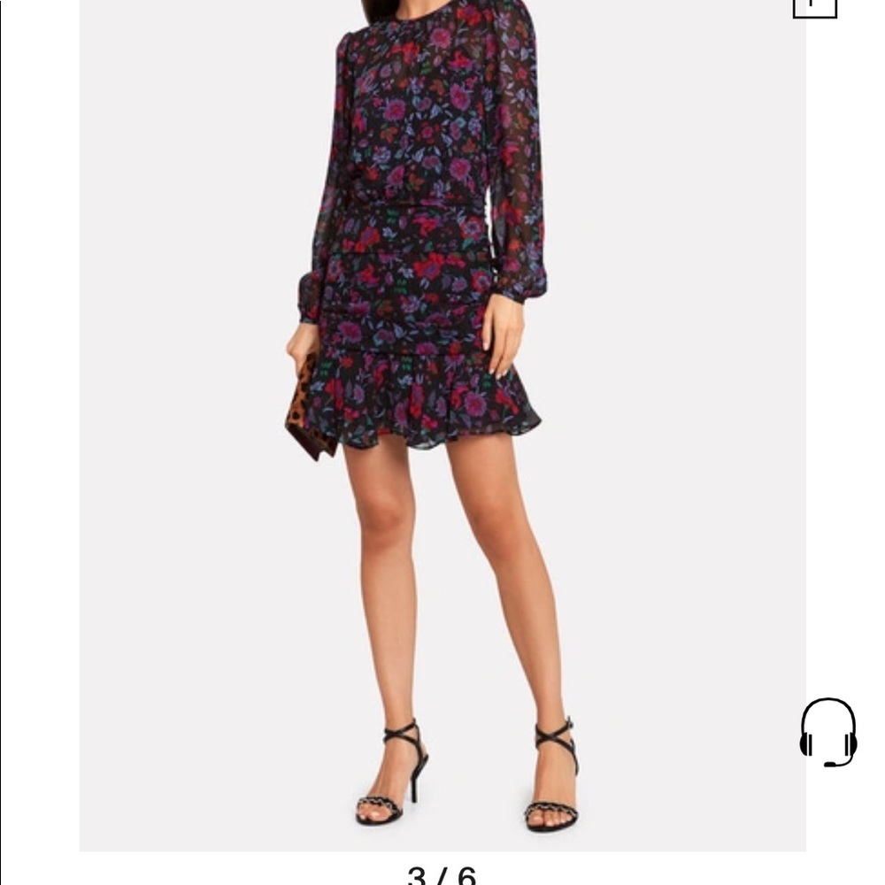 Veronica Beard Floral Dress size 6 great condition